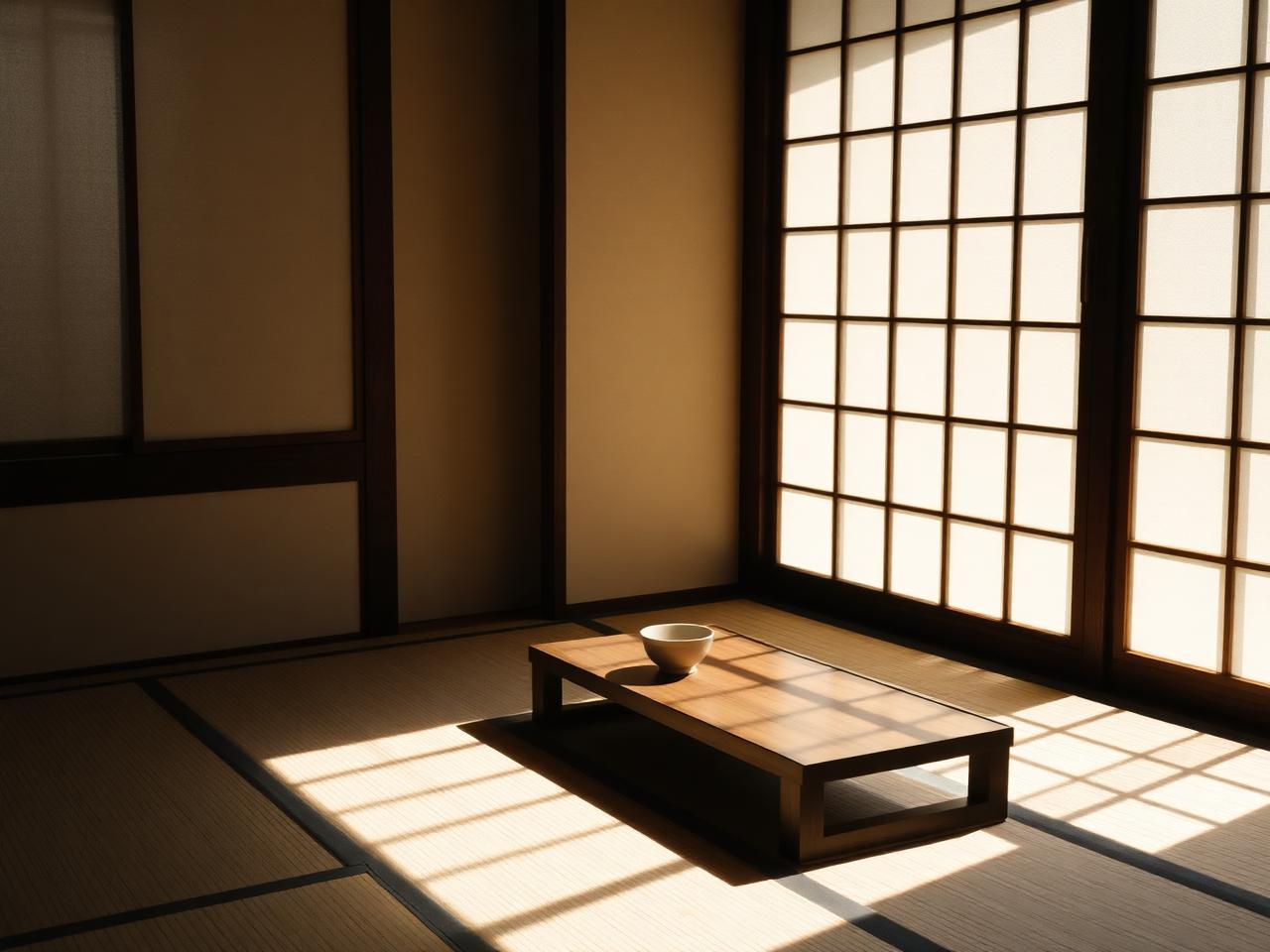 A long wooden table set under olive trees as the sun lowers.